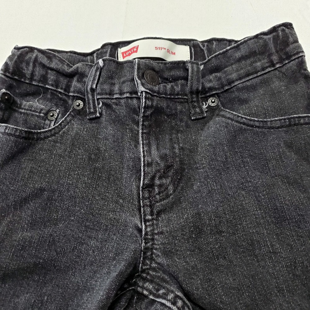 Levi's 511 Slim Black Denim Jeans ● Boy's Size 10 Reg.